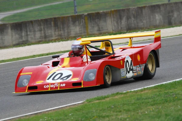 Scarperia Mugello März 2008 Unbekannter Fährt Ferrari 312 Baujahr 1971 — Stockfoto