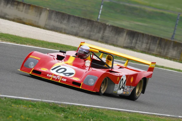 Scarperia Mugello Março 2008 Condução Desconhecida Ferrari 312 Ano 1971 — Fotografia de Stock