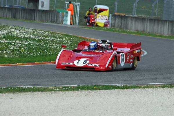 Scarperia Mugello Março 2008 Condução Desconhecida Ferrari 712 Can Ano — Fotografia de Stock