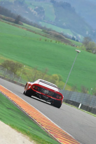 Scarperia Mugello March 2008 Unknown Driving Ferrari 512 Year 1979 — Stock Photo, Image