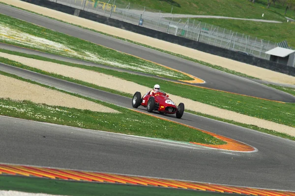 Scarperia Mugello March 2008 Unknown Driving Maserati 250 Year 1954 — 图库照片