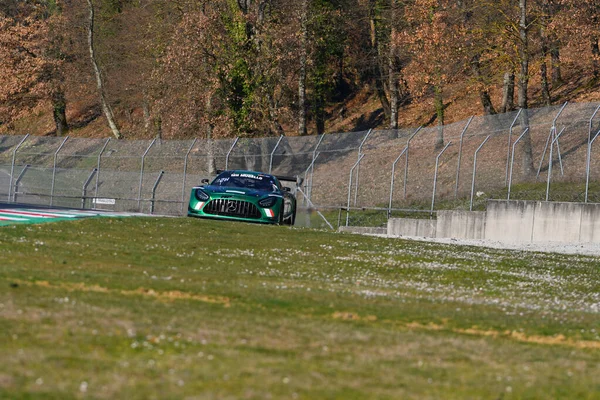Scarperia Marzo 2022 Mercedes Amg Gt3 Del Team Racing Guidata — Foto Stock