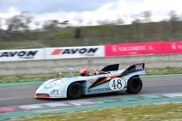 Scarperia Abril 2022 Porsche 908 Ano 1970 Redman Siffert Ação — Fotografia de Stock