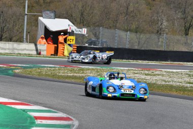 Scarperia, 3 Nisan 2022: Matra M650S yıl 1970 ex Henri Pescarolo - Jack Brabham Mugello Classic 2022 sırasında İtalya Mugello Pisti 'nde görev yapıyordu.