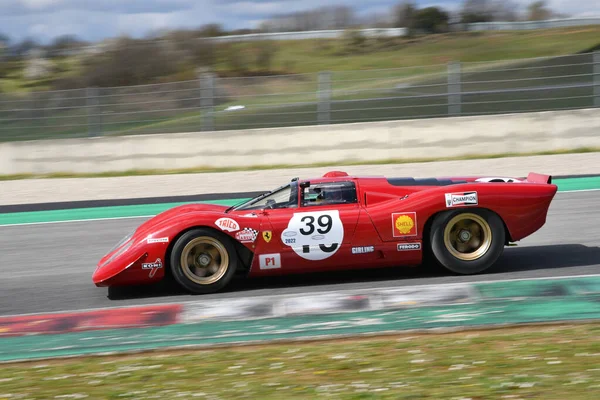 Scarperia April 2022 Ferrari 312 Jaar 1969 Pedro Rodriguez Actie — Stockfoto