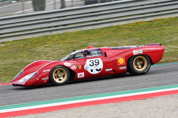 Scarperia April 2022 Ferrari 312 Jaar 1969 Pedro Rodriguez Actie — Stockfoto