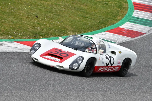 Scarperia Abril 2022 Porsche 910 Ano 1967 Ação Durante Mugello — Fotografia de Stock