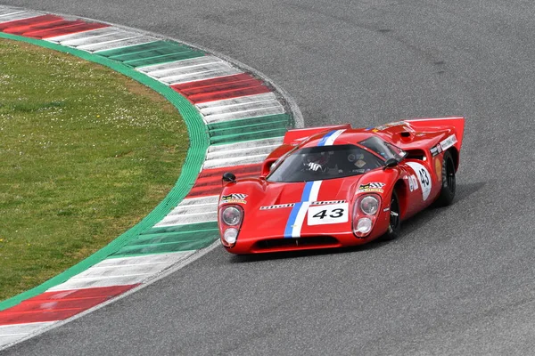 Scarperia Abril 2022 Lola T70 Iii Ano 1969 Ação Durante — Fotografia de Stock