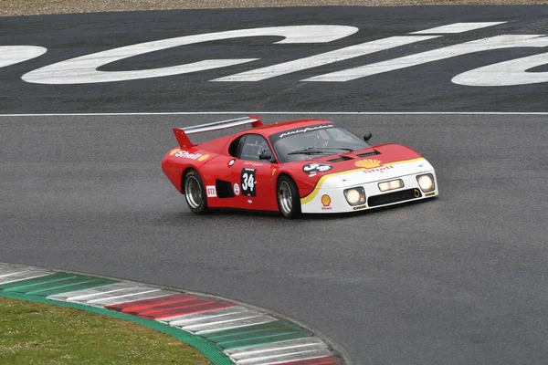 Scarperia April 2022 Ferrari 512 Year 1980 Action Mugello Classic — 图库照片