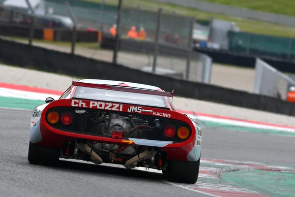 Скарперия Апреля 2022 Ferrari 512 Mans 1979 Действии Время Mugello — стоковое фото