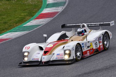 Scarperia, 3 April 2022: Panoz LMP 01 year 2001 in action during Mugello Classic 2022 at Mugello Circuit in Italy.