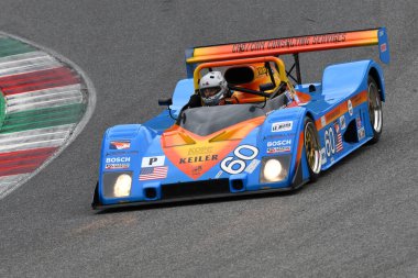 Scarperia, 3 Nisan 2022: Kopf Keiler K II Prototip 1998 Mugello Classic 2022 sırasında İtalya 'daki Mugello Pisti' nde faaliyet gösterdi.