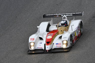 Scarperia, 3 Nisan 2022: Panoz LMP 01 yıl 2001 Mugello Classic 2022 'de İtalya Mugello Pisti' nde faaliyet gösterdi.