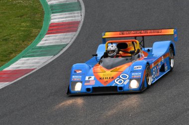 Scarperia, 3 Nisan 2022: Kopf Keiler K II Prototip 1998 Mugello Classic 2022 sırasında İtalya 'daki Mugello Pisti' nde faaliyet gösterdi.
