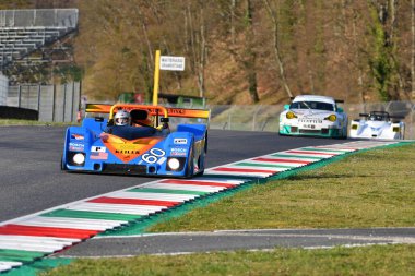 Scarperia, 3 Nisan 2022: Kopf Keiler K II Prototip 1998 Mugello Classic 2022 sırasında İtalya 'daki Mugello Pisti' nde faaliyet gösterdi.