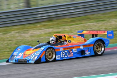 Scarperia, 3 Nisan 2022: Kopf Keiler K II Prototip 1998 Mugello Classic 2022 sırasında İtalya 'daki Mugello Pisti' nde faaliyet gösterdi.