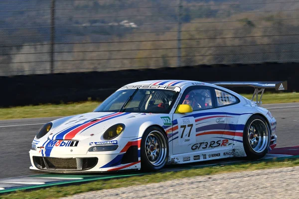 Scarperia April 2022 Porsche 997 Gt3 Rsr 2007 Action Mugello — Stok fotoğraf