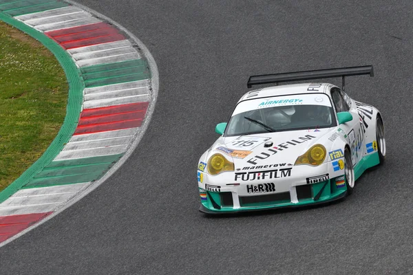 Scarperia April 2022 Porsche 996 Gt3 Rsr Year 2005 Action — Foto de Stock