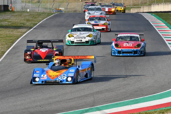 Scarperia, 3 Nisan 2022: Kopf Keiler K II Prototip 1998 Mugello Classic 2022 sırasında İtalya 'daki Mugello Pisti' nde faaliyet gösterdi.