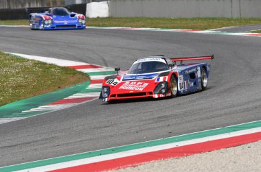 Scperia, 3 Nisan 2022: Spice SE89C yıl 1989 Mugello Classic 2022 'de İtalya Mugello Pisti' nde.