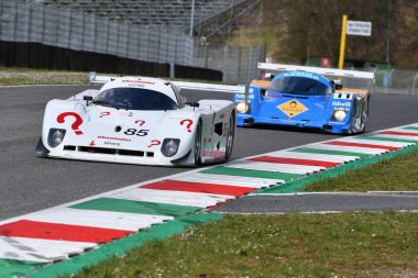 Scperia, 3 Nisan 2022: Spice SE90 yıl 1990 Mugello Classic 2022 'de İtalya' daki Mugello Pisti 'nde.