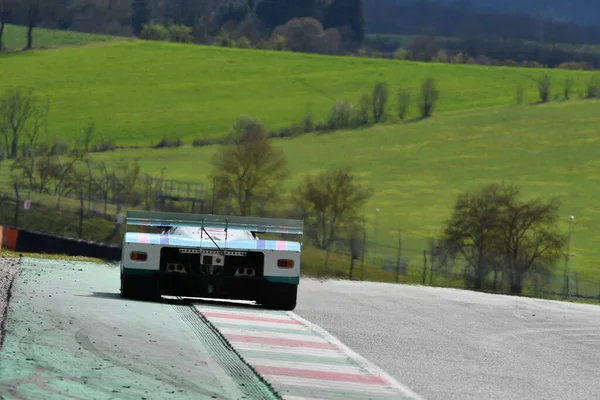 Scarperia April 2022 Porsche 962 Year 1990 Action Mugello Classic — Stock Photo, Image