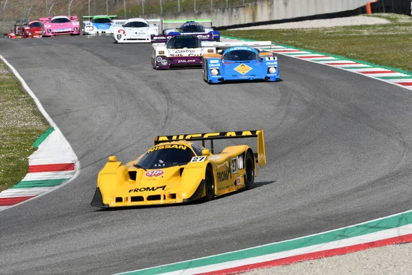 Scarperia April 2022 Nissan R90Ck Year 1990 Action Mugello Classic — стоковое фото