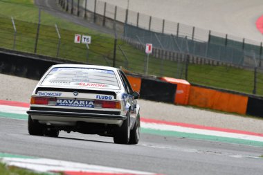 Scarperia, 3 April 2022: BMW 635 CSi Gr. 2 1983 driven by unknown in action during Mugello Classic 2022 at Mugello Circuit in Italy.