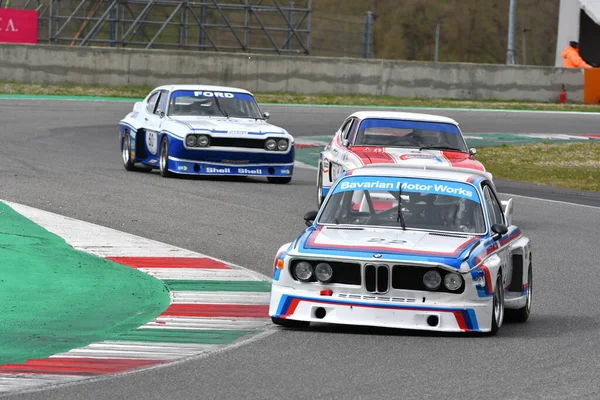 Scarperia April 2022 Bmw Csl 1975 Driven Unknown Action Mugello — ストック写真