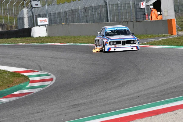 Scarperia April 2022 Bmw Csl 1975 Driven Unknown Action Mugello — ストック写真