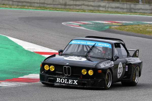 Scarperia April 2022 Bmw Csl 1975 Driven Unknown Action Mugello — ストック写真