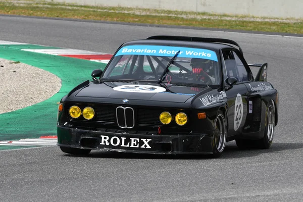 Scarperia April 2022 Bmw Csl 1975 Driven Unknown Action Mugello — ストック写真