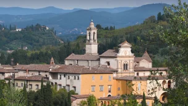 Cartuja Florencia Monasterio Orden Cartuja Que Encuentra Monte Acuto Zona — Vídeos de Stock