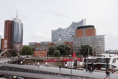 Hamburg, Almanya - 24.08.2017: Hamburg Devlet Operası