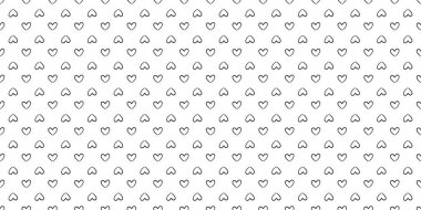 Pek çok kalbi olan bir geçmiş. Kusursuz desen. Pankart, el ilanı ya da poster için doku. Sevgililer Günü. Siyah beyaz illüstrasyon