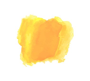 İzole edilmiş beyaz arka planda renkli dijital suluboya lekesi. Renkli akvaryum örneği. El çizimi suluboya lekesi