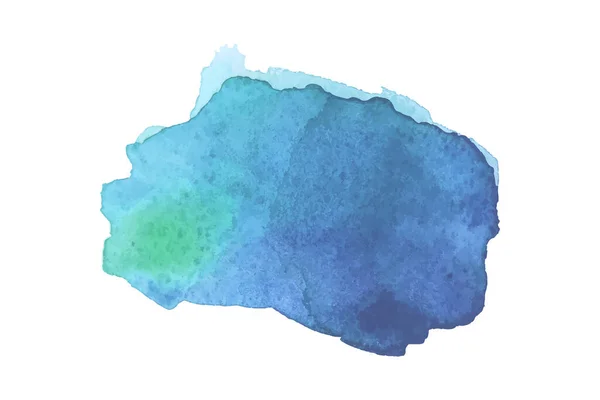 Красочное Пятно Изолированном Белом Цветное Пятно Акварель Краска Чернила Пятна — стоковый вектор