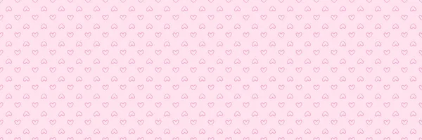 Ручной Рисунок Праздничного Фона Сердцем Бесшовный Шаблон День Святого Валентина — стоковый вектор