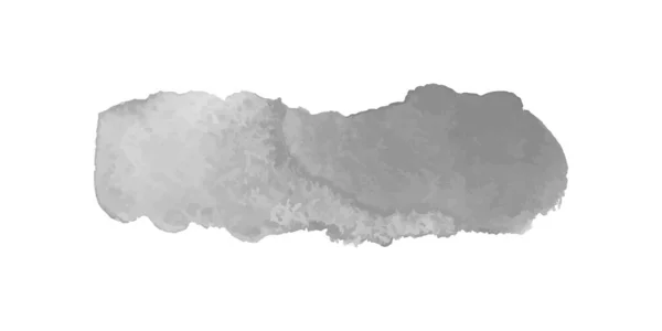 白色的水彩斑斑 手绘油漆污迹 水彩画艺术横幅 黑白插图 — 图库矢量图片