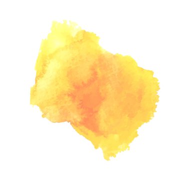 Suluboya lekesi. Renkli akvaryum örneği. El çizimi suluboya lekesi