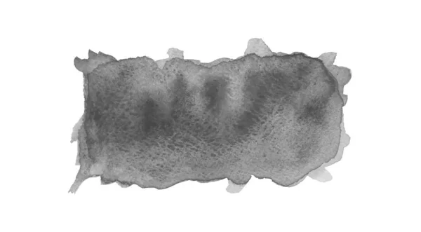 Tache Aquarelle Sur Blanc Brouille Peinte Main Aquarelle Bannière Art — Image vectorielle