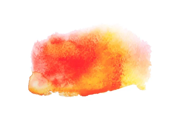 Красочная Точка Акварели Изолированном Белом Фоне Образец Цветного Аквареля Акварель — стоковый вектор
