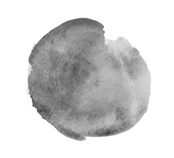 白の水彩スポット 手描きの汚れ アートスタジオ 白黒のイラスト — ストックベクタ