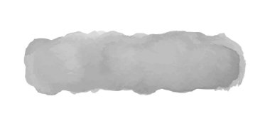 Beyaz üzerine suluboya lekesi. El çizimi sanat afişi. Siyah beyaz illüstrasyon