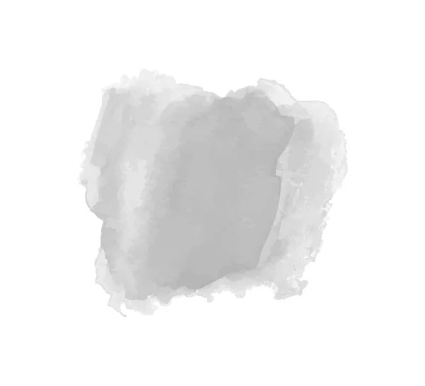 Υδατογραφία Στο Λευκό Χέρι Ζωγραφισμένο Λεκέ Ζωγραφική Ακουαρέλα Καλλιτεχνικό Πανό — Διανυσματικό Αρχείο