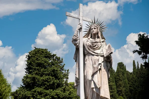 Staglieno Genua Italien Juni 2021 Monumentaler Friedhof — Stockfoto