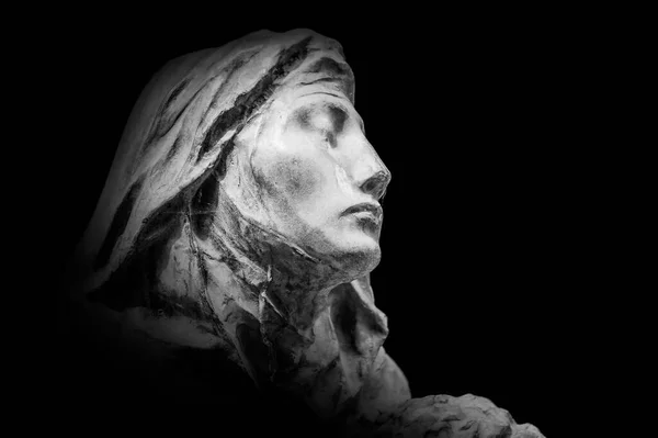 Staglieno Genoa Italy June 2021 Monumental Cemetery Statue Sculpture Portrait — Stock Fotó