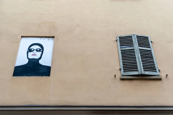 Turin Italy Mau Urban Art Museum Murals Graffiti Artists Facades — Stock Photo, Image