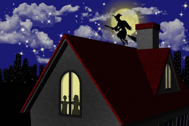 Cadılar Bayramı. Epifani, Epifani gece süpürgesiyle.