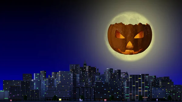 Ilustrace Halloween Čarodějnice Čarodějnice Letí Noci Výskyt Podzim Zimě Měsících — Stock fotografie